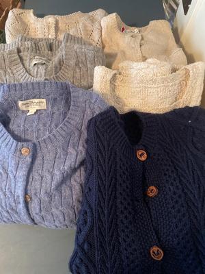 Selection of women’s cardigans