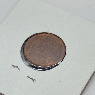 LOT 543J: Antique US Coins: 1810 Liberty Head One Cent Piece, Early 1800s Large Cents & 1909 VDB Penny