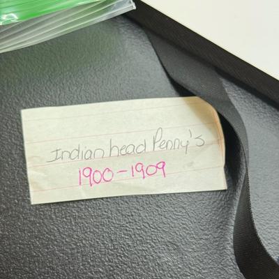 LOT 544J: Antique 1900-1909 “Indian Head” Pennies US One Cent Currency