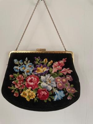 Vintage tapestry small purse