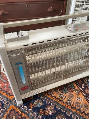 Fans and heater