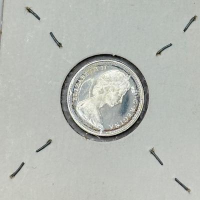 LOT 548J: 1920-1966 Canadian Dime 10 Cent Coins (80% Silver, 20% Copper)