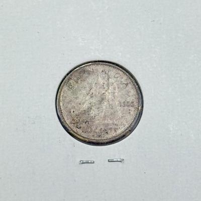 LOT 548J: 1920-1966 Canadian Dime 10 Cent Coins (80% Silver, 20% Copper)