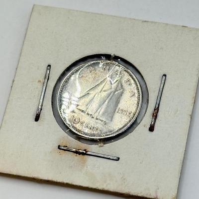 LOT 548J: 1920-1966 Canadian Dime 10 Cent Coins (80% Silver, 20% Copper)