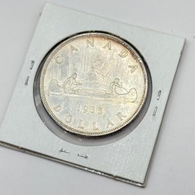 LOT 549J: 1935-1964 Canadian One Dollar Coins (80% Silver)