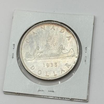 LOT 549J: 1935-1964 Canadian One Dollar Coins (80% Silver)