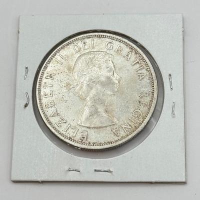 LOT 549J: 1935-1964 Canadian One Dollar Coins (80% Silver)
