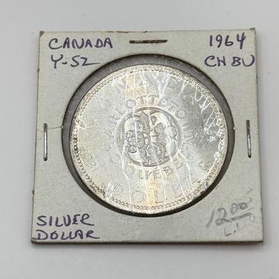 LOT 549J: 1935-1964 Canadian One Dollar Coins (80% Silver)