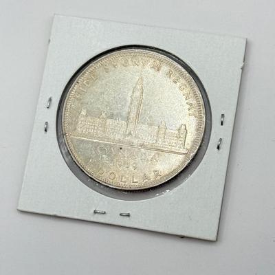 LOT 549J: 1935-1964 Canadian One Dollar Coins (80% Silver)