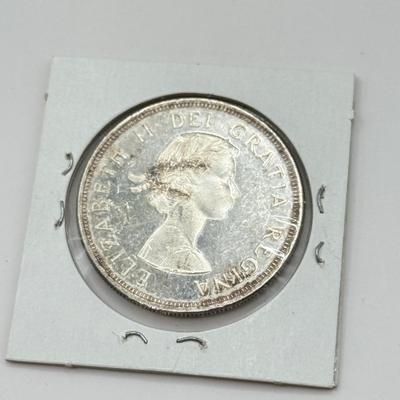 LOT 549J: 1935-1964 Canadian One Dollar Coins (80% Silver)
