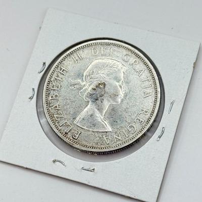 LOT 549J: 1935-1964 Canadian One Dollar Coins (80% Silver)