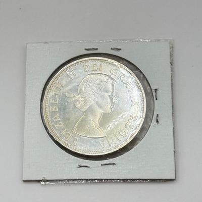 LOT 549J: 1935-1964 Canadian One Dollar Coins (80% Silver)