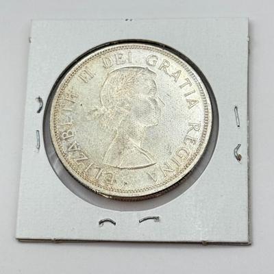 LOT 549J: 1935-1964 Canadian One Dollar Coins (80% Silver)