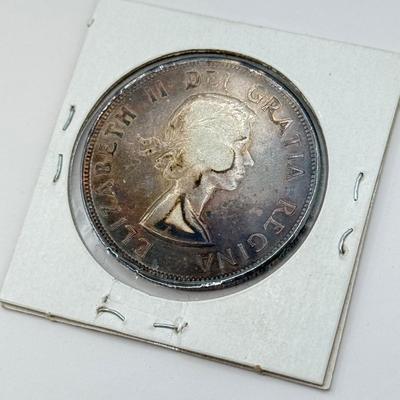 LOT 549J: 1935-1964 Canadian One Dollar Coins (80% Silver)