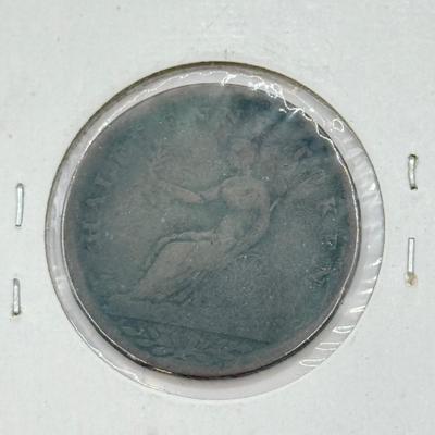 LOT 551J: 1800s Antique Canadian Coins & Tokens: New Brunswick Penny Token, Success to the Fisheries, Canadian 1/2 Penny & More