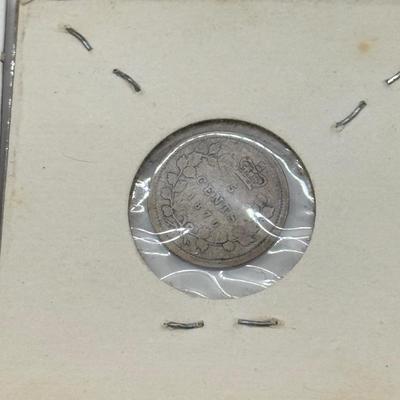 LOT 555J: 1858-1899 Canadian Nickels Sterling Silver 925 5 Cent Coins