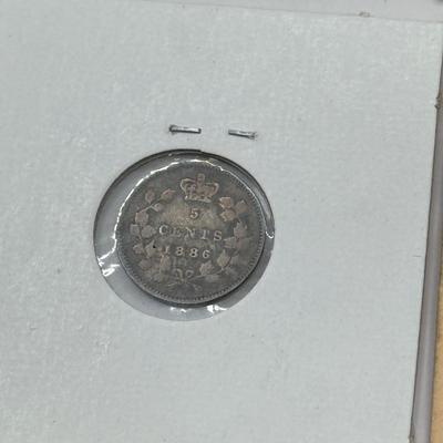 LOT 555J: 1858-1899 Canadian Nickels Sterling Silver 925 5 Cent Coins