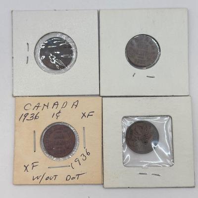 LOT 556J: Canadian Pennies from 1920s to Late 20th Century