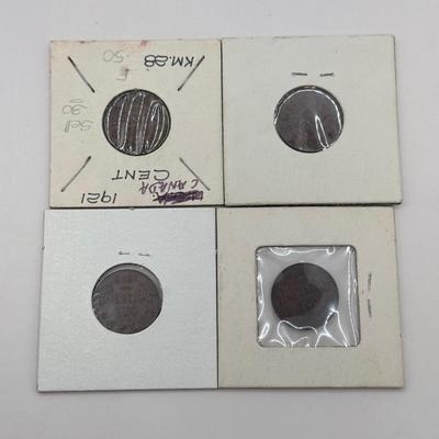 LOT 556J: Canadian Pennies from 1920s to Late 20th Century