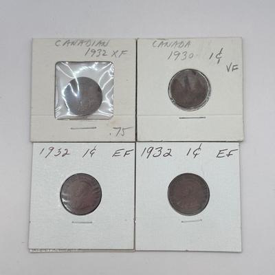 LOT 556J: Canadian Pennies from 1920s to Late 20th Century