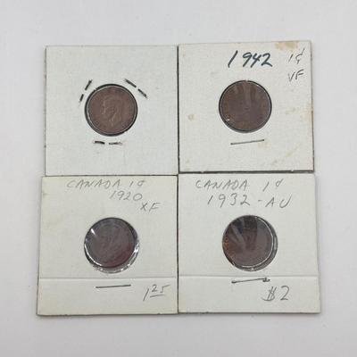 LOT 556J: Canadian Pennies from 1920s to Late 20th Century