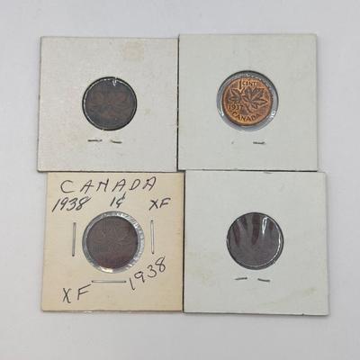 LOT 556J: Canadian Pennies from 1920s to Late 20th Century