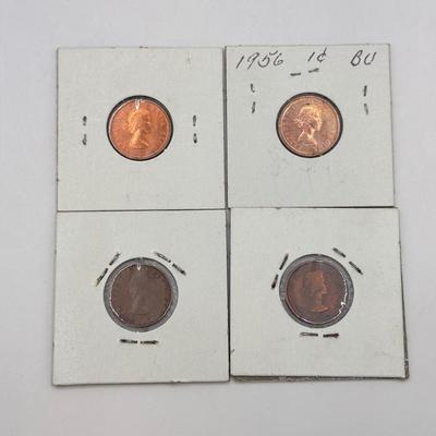 LOT 556J: Canadian Pennies from 1920s to Late 20th Century