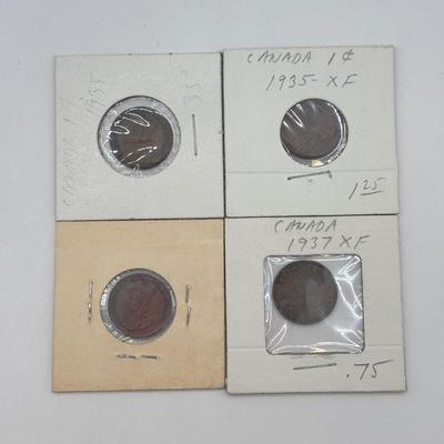 LOT 556J: Canadian Pennies from 1920s to Late 20th Century