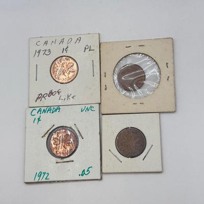 LOT 556J: Canadian Pennies from 1920s to Late 20th Century