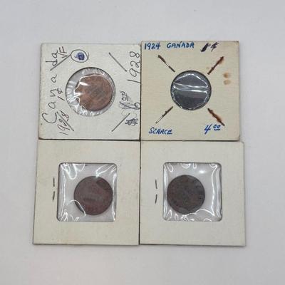 LOT 556J: Canadian Pennies from 1920s to Late 20th Century
