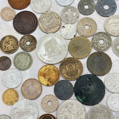 LOT 558J: Antique & Vintage Collection of Foreign Coins & Tokens