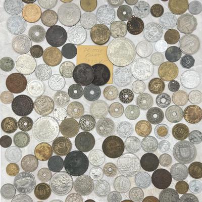 LOT 558J: Antique & Vintage Collection of Foreign Coins & Tokens