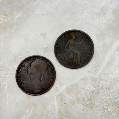 LOT 558J: Antique & Vintage Collection of Foreign Coins & Tokens