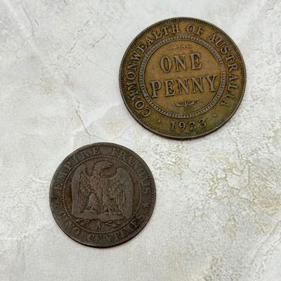 LOT 558J: Antique & Vintage Collection of Foreign Coins & Tokens