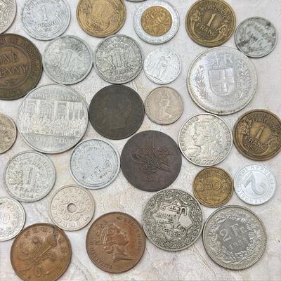 LOT 558J: Antique & Vintage Collection of Foreign Coins & Tokens