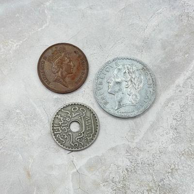 LOT 558J: Antique & Vintage Collection of Foreign Coins & Tokens