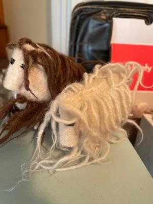 Woolen yaks, greeting cards office