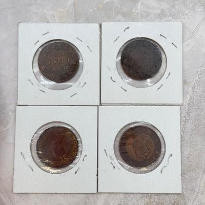 LOT 559J: 1884-1912 Canadian Large One Cent Coins