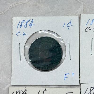 LOT 559J: 1884-1912 Canadian Large One Cent Coins
