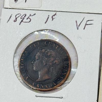 LOT 559J: 1884-1912 Canadian Large One Cent Coins
