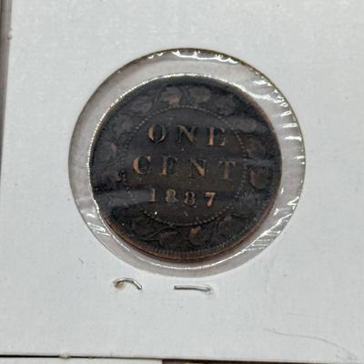 LOT 559J: 1884-1912 Canadian Large One Cent Coins