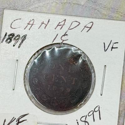 LOT 559J: 1884-1912 Canadian Large One Cent Coins