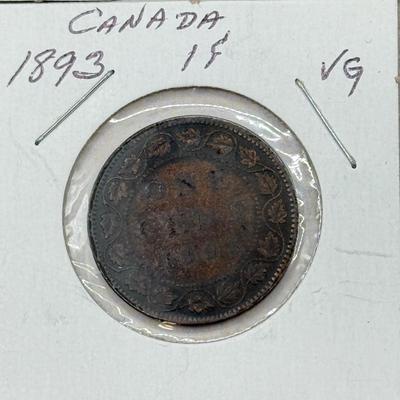 LOT 559J: 1884-1912 Canadian Large One Cent Coins