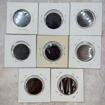 LOT 559J: 1884-1912 Canadian Large One Cent Coins