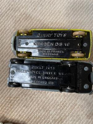 Vintage toy cars