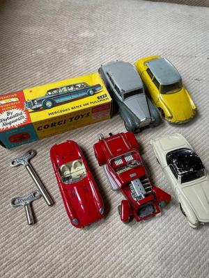 Vintage toy cars