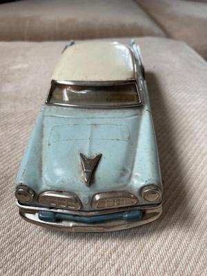 1925 Tin Japanese friction car, & Chrysler Windsor toy car