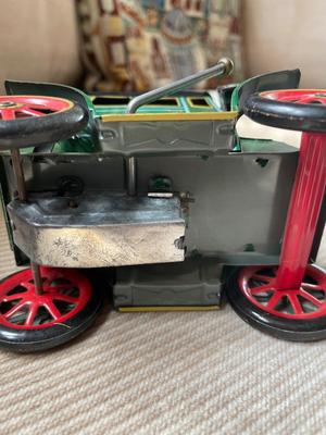 Two Japanese tin cars