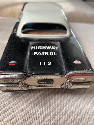 Two Japanese tin cars