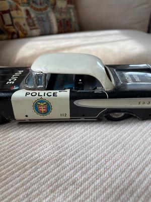 Two Japanese tin cars